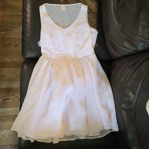 Disney Cinderella Pink Flowy Flowery Layered Dress